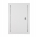 DRZWICZKI REWIZYJNE TWORZYWO ABS 30x40 WYCZYSTKA PLASTIK Z RAMKĄ BIAŁE