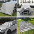 PLANDEKA UNIWERSALNA PŁACHTA OKRYCIOWA ZABEZPIECZAJĄCA OCHRONA UV 4X5M 80G