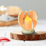 ANIOŁ LED FIGURKA DEKORACYJNA ŚWIECZNIK ŚWIECA ANIOŁEK FIGURKA 16 CM