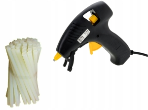 PISTOLET DO KLEJU NA GORĄCO WYCISKACZ + 50 WKŁADÓW