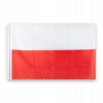 FLAGA NARODOWA POLSKA FLAGI POLSKIE BARWY OJCZYSTE NA STYL MOCNA 110X70 CM