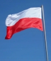 FLAGA NARODOWA POLSKA FLAGI POLSKIE BARWY OJCZYSTE NA STYL MOCNA 110X70 CM