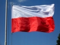 FLAGA NARODOWA POLSKA FLAGI POLSKIE BARWY OJCZYSTE NA STYL MOCNA 110X70 CM