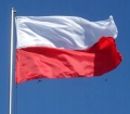 FLAGA NARODOWA POLSKA FLAGI POLSKIE BARWY OJCZYSTE NA STYL MOCNA 110X70 CM