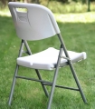 KRZESŁO SKŁADANE CATERINGOWE OKOLICZNOŚCIOWE EVENTOWE OGRODOWE 140 KG BIAŁE