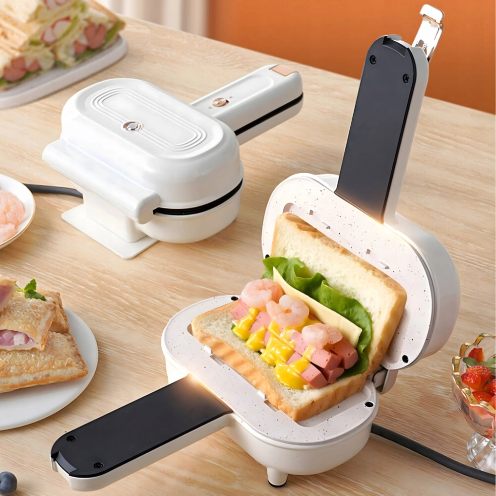 TOSTER OPIEKACZ SANDWICH DO KANAPEK TOSTÓW NIEPRZYWIERAJĄCA POWŁOKA 700W
