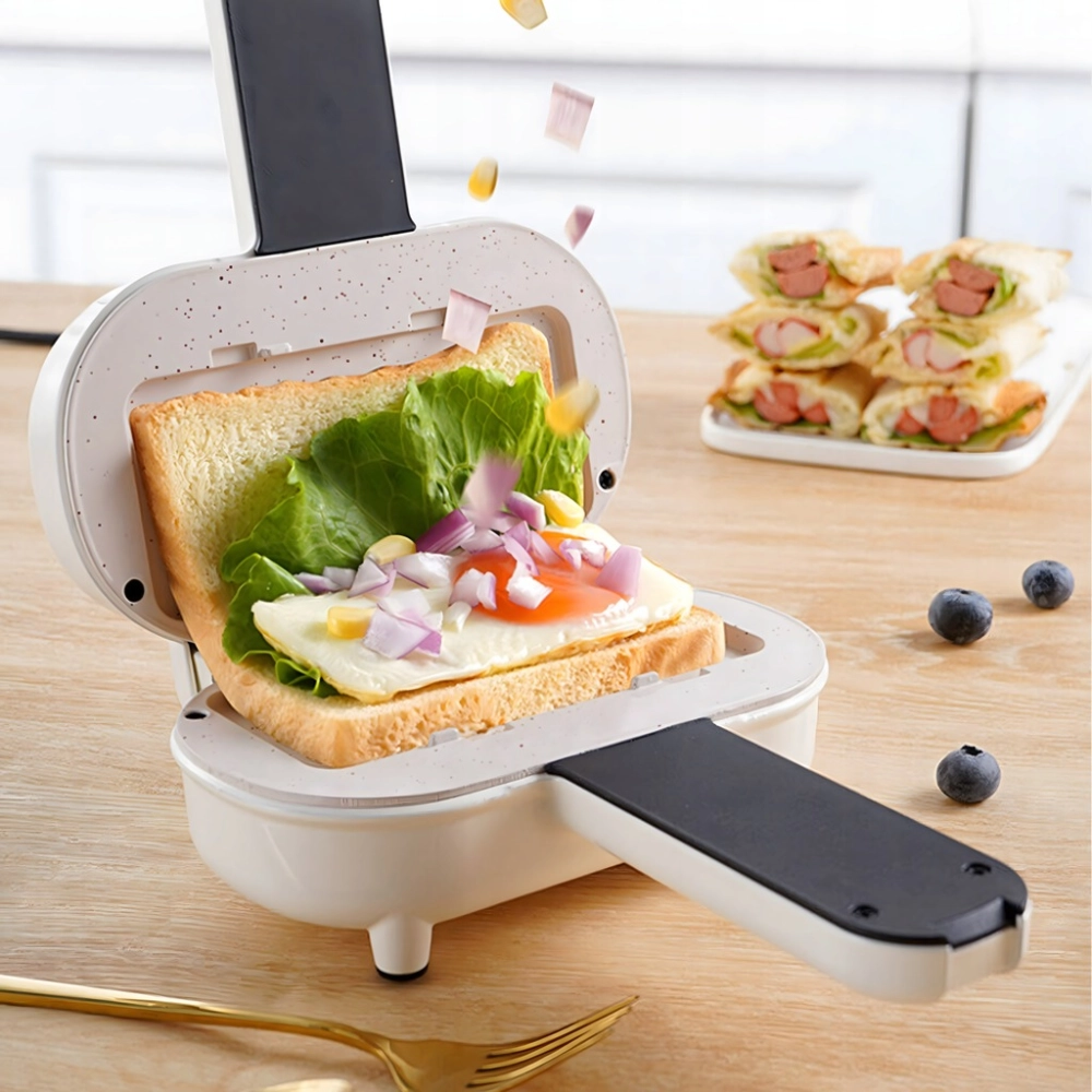 TOSTER OPIEKACZ SANDWICH DO KANAPEK TOSTÓW NIEPRZYWIERAJĄCA POWŁOKA 700W