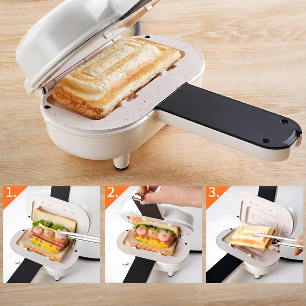 TOSTER OPIEKACZ SANDWICH DO KANAPEK TOSTÓW NIEPRZYWIERAJĄCA POWŁOKA 700W