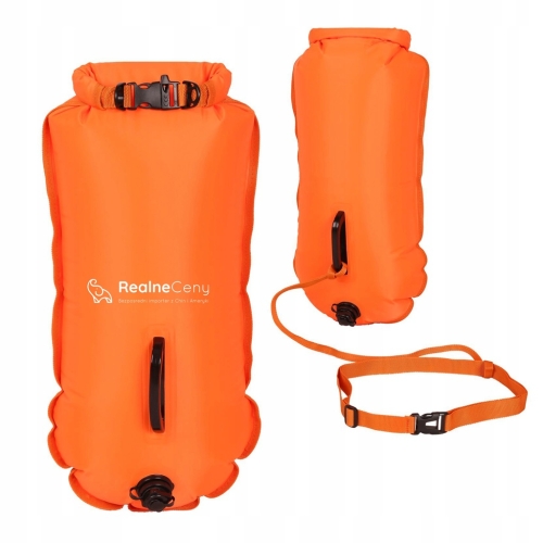 BOJA DMUCHANA DO PŁYWANIA KIESZEŃ BOJKA 2W1 NA KAJAK SUP ASEKURACYJNA DUŻA