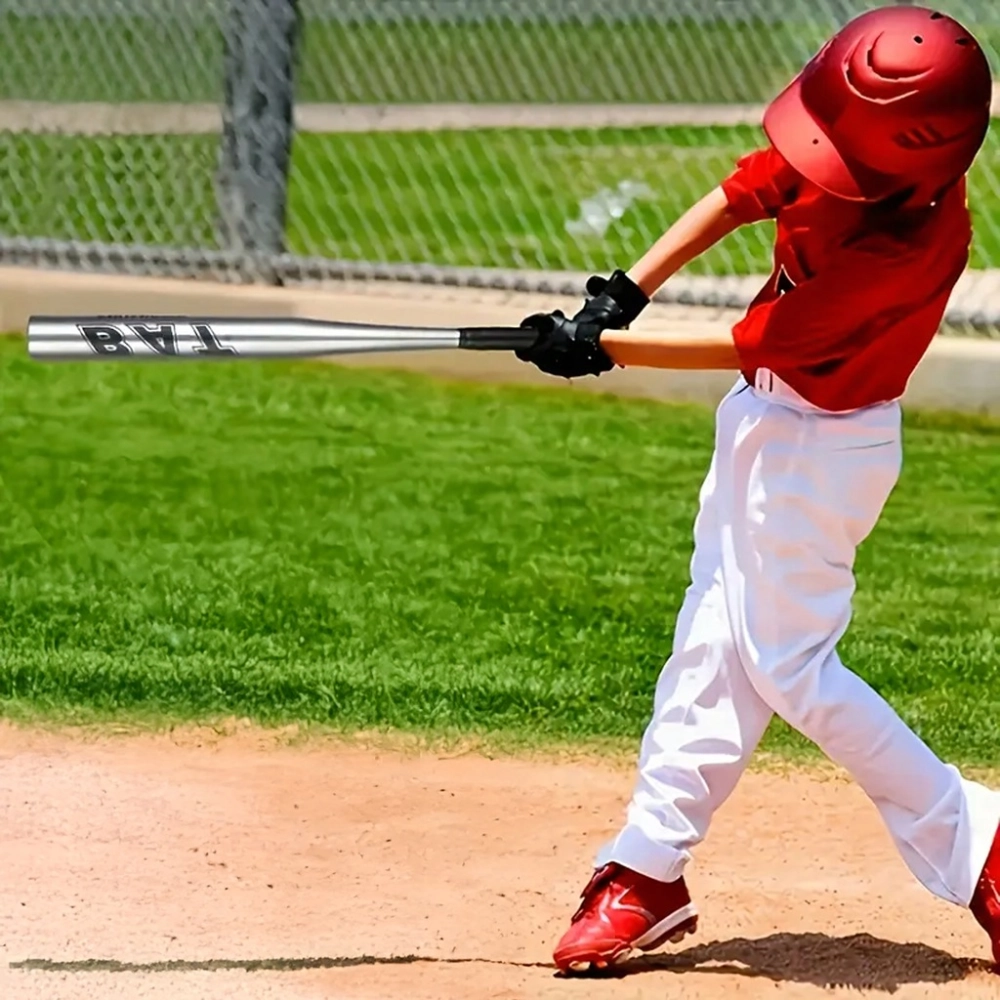 KIJ BASEBALLOWY BAT BEJSBOLOWY TRENINGOWY ALUMINIOWY CZERWONY 25" 64 CM