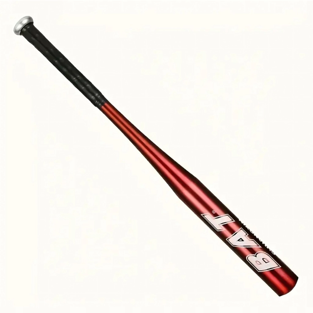 KIJ BASEBALLOWY BAT BEJSBOLOWY TRENINGOWY ALUMINIOWY CZERWONY 25" 64 CM