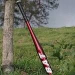 KIJ BASEBALLOWY BAT BEJSBOLOWY TRENINGOWY ALUMINIOWY CZERWONY 25" 64 CM