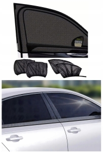 MOSKITIERA PRZECIWSŁONECZNA ROLETA NA SZYBĘ SAMOCHODOWA ZASŁONKA 4 SZTUKI