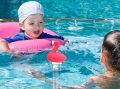 PŁYWAJĄCY TERMOMETR BASENOWY DO BASENU SPA WODY FLAMING SZNUREK