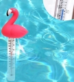 PŁYWAJĄCY TERMOMETR BASENOWY DO BASENU SPA WODY FLAMING SZNUREK