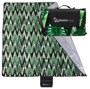 KOC PLENEROWY PIKNIKOWY MATA PLAŻOWA Z IZOLACJĄ SKŁADANY WODOODPORNY 200cm