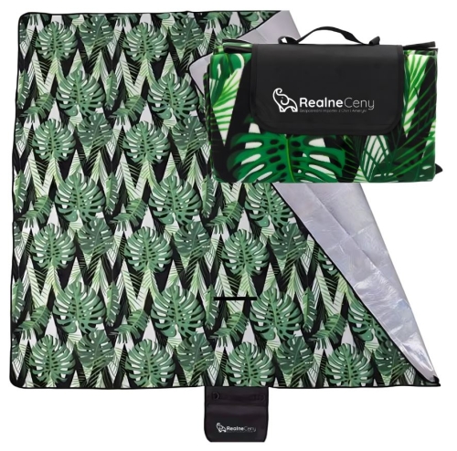 KOC PLENEROWY PIKNIKOWY MATA PLAŻOWA Z IZOLACJĄ SKŁADANY WODOODPORNY 200cm