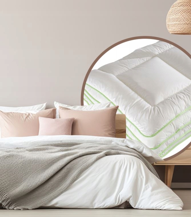KOŁDRA BAMBOO 160X200 IMPERIAL BAMBUS POLIESTR CAŁOROCZNA ANTYALERGICZNA