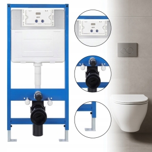 STELAŻ PODTYNKOWY ADGO SLIM DO TOALETY WC KOMPLETNY DO ZABUDOWY LEKKIEJ