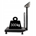 WAGA ELEKTRONICZNA MAGAZYNOWA SKLEPOWA WYŚWIETLACZ LCD MAX 300 KG STAL