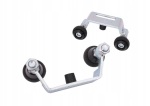 UCHWYT BRAMY 2 ROLKI Z ODBOJEM PROFIL 80