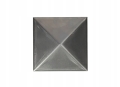 DASZEK METALOWY NA SŁUPEK 100x100 PIRAMIDA