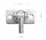 ZAWIAS REGULOWANY 2x PODSTAWA M12 37x75mm*