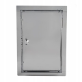 DRZWICZKI REWIZYJNE METALOWE NIERDZEWNE SZARE 20x25 ZAMKNIĘCIE NA ZATRZASK