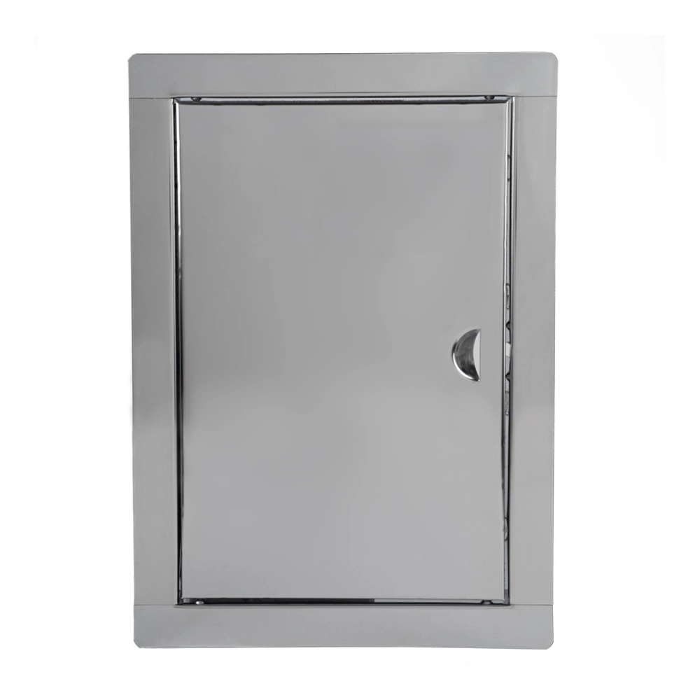 DRZWICZKI REWIZYJNE METALOWE NIERDZEWNE 20x30 CM ZAMKNIĘCIE NA ZATRZASK