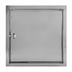 DRZWICZKI REWIZYJNE ZE STALI NIERDZEWNEJ METALOWE NA ZATRZASK 40x40 CM