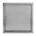 DRZWICZKI REWIZYJNE METALOWE ZAMKNIĘCIE NA ZATRZASK NIERDZEWNE 50x50 CM