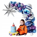 GIRLANDA BALONOWA BALONY ASTRONAUTA ZESTAW BALONÓW NA URODZINY 108 SZTUK