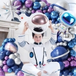 GIRLANDA BALONOWA BALONY ASTRONAUTA ZESTAW BALONÓW NA URODZINY 108 SZTUK