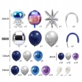 GIRLANDA BALONOWA BALONY ASTRONAUTA ZESTAW BALONÓW NA URODZINY 108 SZTUK