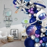 GIRLANDA BALONOWA BALONY ASTRONAUTA ZESTAW BALONÓW NA URODZINY 108 SZTUK