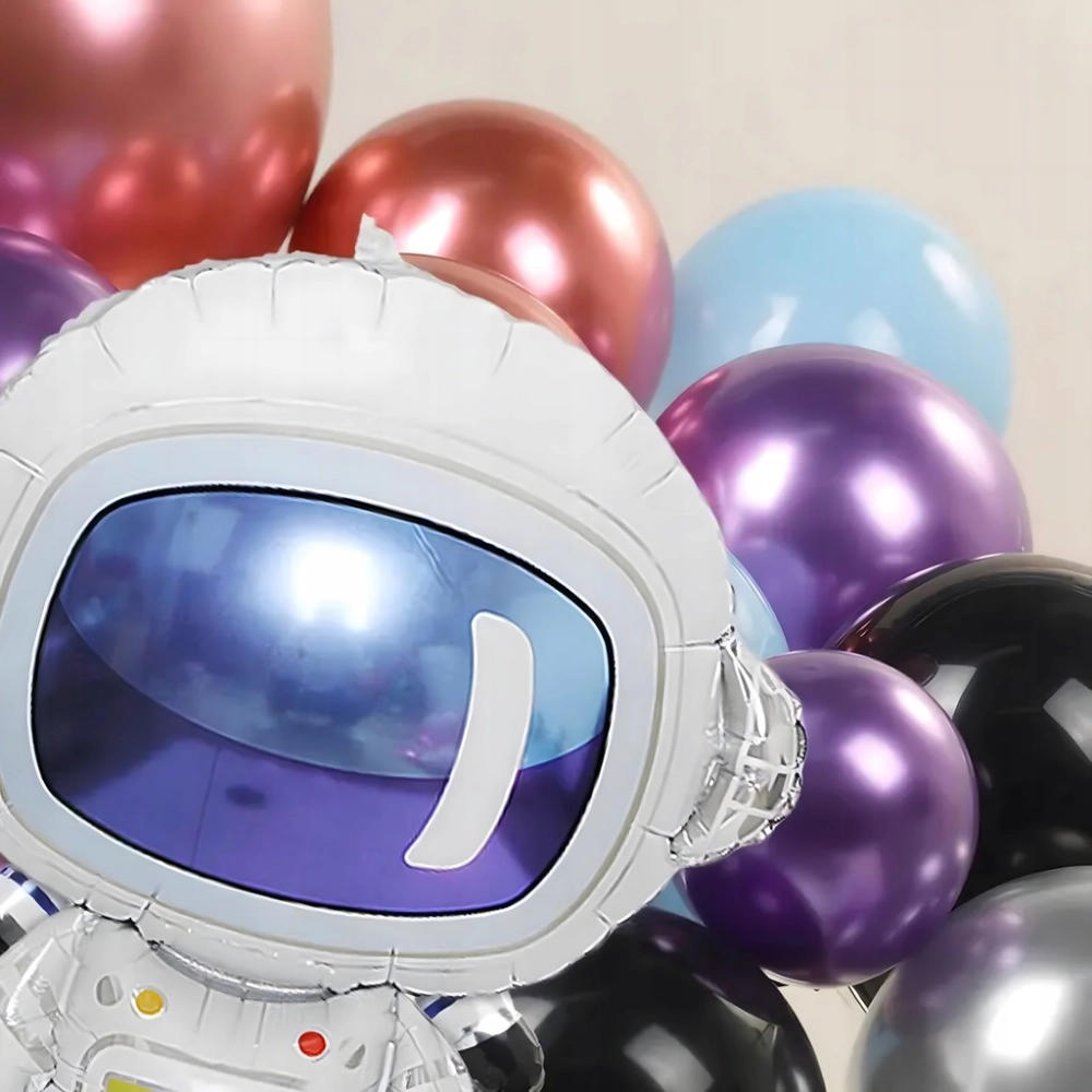 GIRLANDA BALONOWA BALONY ASTRONAUTA ZESTAW BALONÓW NA URODZINY 108 SZTUK