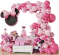 GIRLANDA BALONOWA URODZINOWA ZESTAW BALONÓW MYSZKA MINNIE MINI 111 SZT
