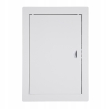 DRZWICZKI REWIZYJNE METALOWE WYCZYSTKA NA ZATRZASK 15x30 CM DRZWI BIAŁE