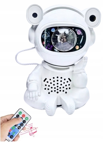 PROJEKTOR GWIAZD LAMPKA NOCNA DLA DZIECI RZUTNIK ASTRONAUTA KOSMOS USB