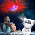 PROJEKTOR GWIAZD LAMPKA NOCNA DLA DZIECI RZUTNIK ASTRONAUTA KOSMOS USB