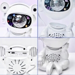 PROJEKTOR GWIAZD LAMPKA NOCNA DLA DZIECI RZUTNIK ASTRONAUTA KOSMOS USB