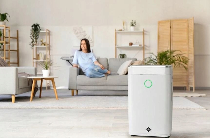 OSUSZACZ POWIETRZA POCHŁANIACZ WILGOCI 20L/24H TIMER HIGROSTAT JONIZACJA