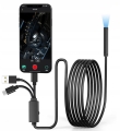 ENDOSKOP KAMERA INSPEKCYJNA 2M FULL HD DO TELEFONU ANDROID USB TYP-C 8 LED