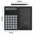 KALKULATOR NAUKOWY NOTATNIK Z RYSIKIEM SZKOLNY NOTES BIUROWY CZARNY