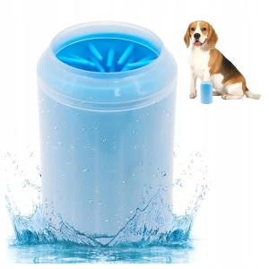 KUBEK SILIKONOWY DO CZYSZCZENIA MYCIA ŁAPEK PSA KOTA MYJKA CZYŚCIK SILIKON