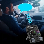 TRANSMITER SAMOCHODOWY RADIO FM NADAJNIK BLUETOOTH 5,3 PD ŁADOWARKA 30W