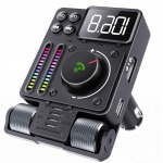 TRANSMITER SAMOCHODOWY RADIO FM NADAJNIK BLUETOOTH 5,3 PD ŁADOWARKA 30W