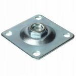 PODSTAWA ZAWIASA REGULOWANA M18 90x90x4 MM STOPKA DO ZAWIASÓW REGULOWANYCH