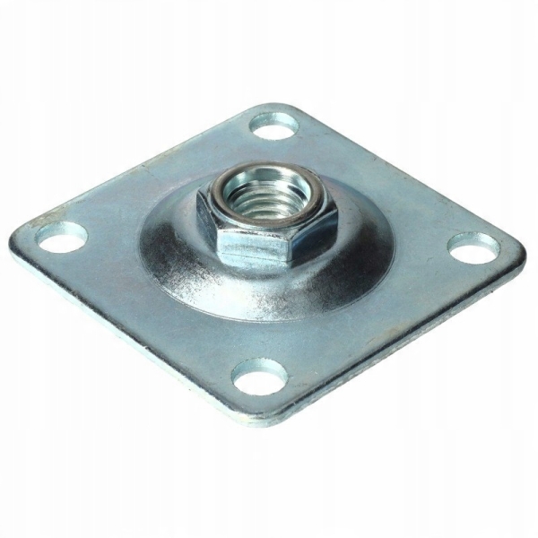 PODSTAWA ZAWIASA REGULOWANA M18 90x90x4 MM STOPKA DO ZAWIASÓW REGULOWANYCH