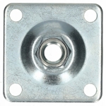 PODSTAWA ZAWIASA REGULOWANA M18 90x90x4 MM STOPKA DO ZAWIASÓW REGULOWANYCH